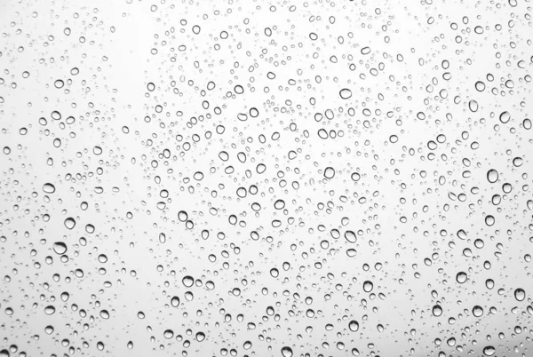 Camlara su damlaları, yağmur damlaları