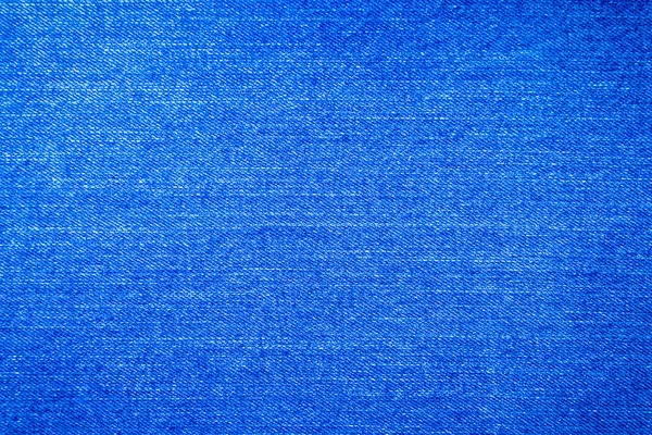 Texture Jeans Bleu Avec Vue Rapprochée — Photo