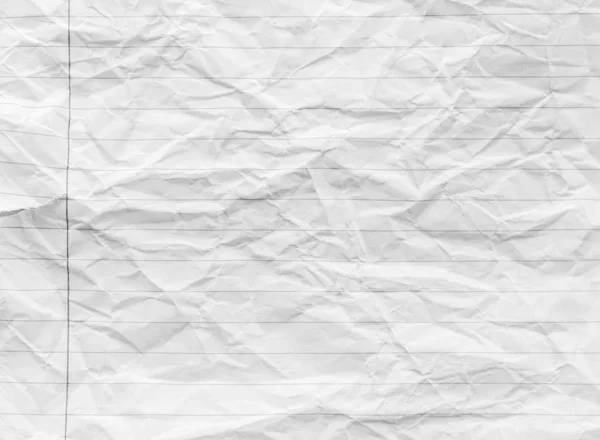 white crumpled paper sheet background, copy space