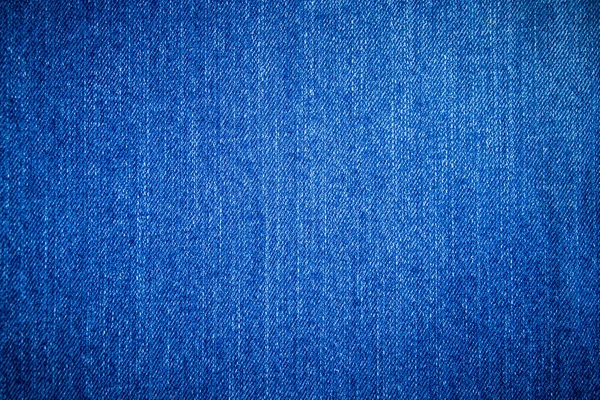 Blue Jeans Texture Close View — Stock Photo, Image