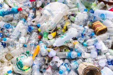 plastik çöp tam kare görüntü