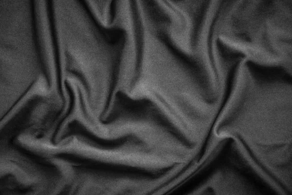 Texture Fond Tissu Noir — Photo