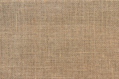 kahverengi Burlap arka plan ve doku, kumaş kopya alanı 
