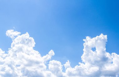 gün mavi gökyüzü ve bulutlar, arka plan