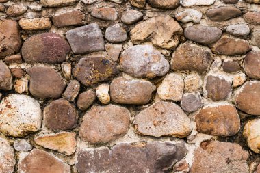 duvar doku ve arka plan kahverengi kayalık taşlar 