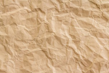 Kahverengi kırışıklık geri dönüşüm kağıt levha arka plan, kopya alanı