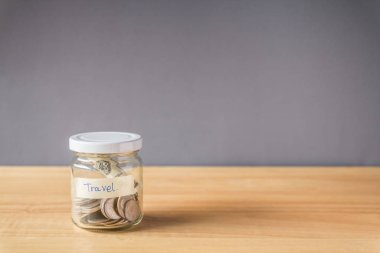 para tasarrufu, Not seyahat ile cam kavanoz sikke