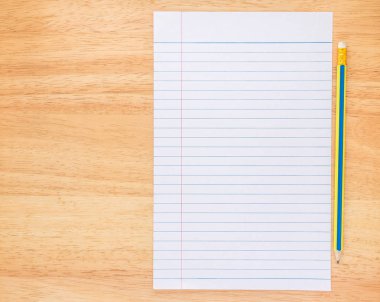 çizgiler arka plan ile okul beyaz kağıt levha, kopyalama alanı çizgili çizgili