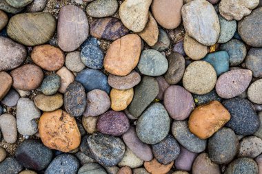 Çakıl Taşlar doku ve arka plan 