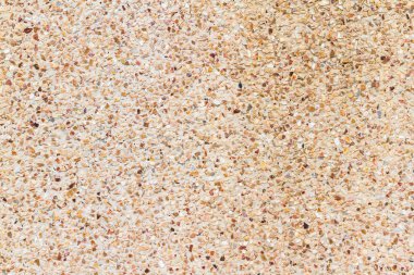 küçük taşlar duvar veya çakıl ve kum duvar dokusu arka plan, bej arka plan