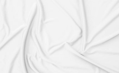 kopya alanı için Beyaz ipek kumaş arka plan 