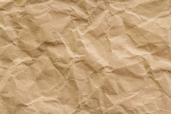 Kahverengi Kırışıklık Geri Dönüşüm Kağıdı Arka Planı — Stok fotoğraf