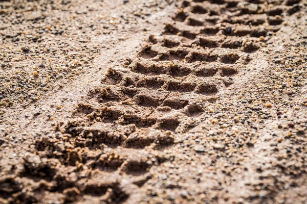 Motosiklet Lastik yolda yazdırma kum seçici odak ile