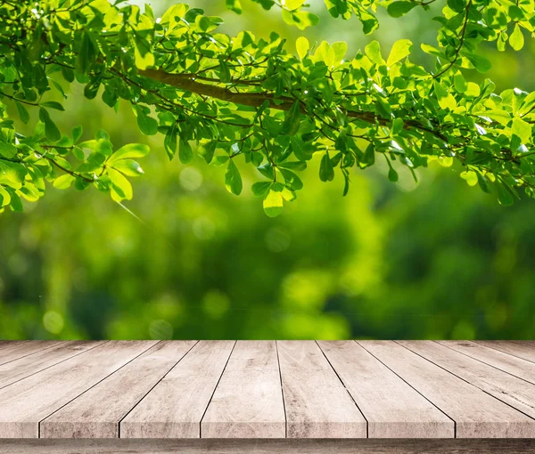 Drewniane Deski Niewyraźne Naturalne Zielone Tło — Zdjęcie stockowe