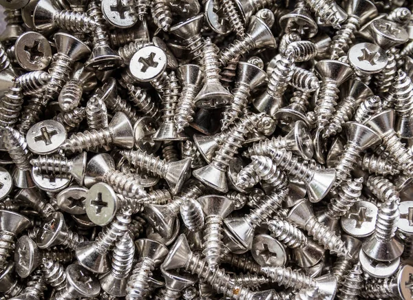 Metalik paslanmaz çelik vidalar, tam çerçeve