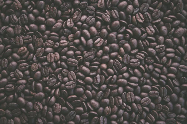 Geroosterde Koffiebonen Achtergrond — Stockfoto