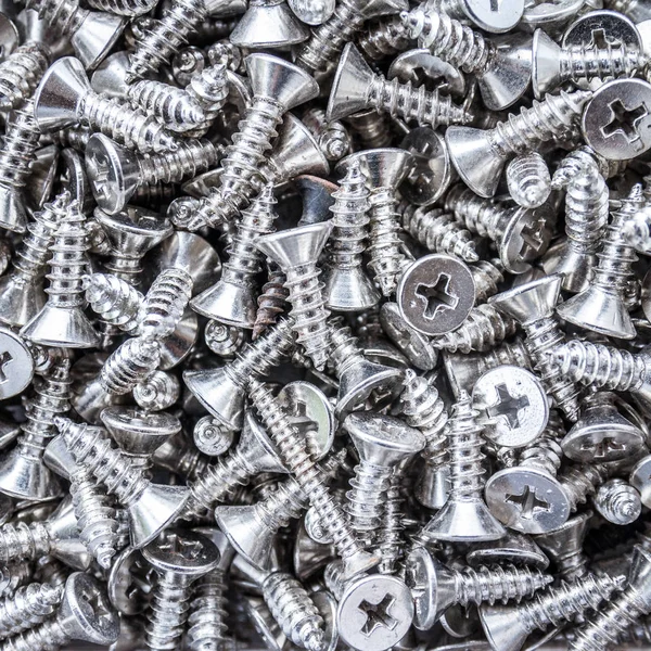 Metalik paslanmaz çelik vidalar, tam çerçeve