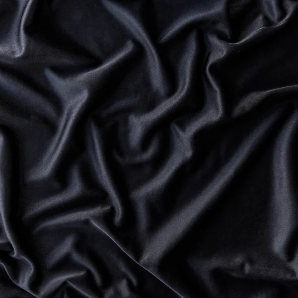 黒の布の質感と背景 — ストック写真