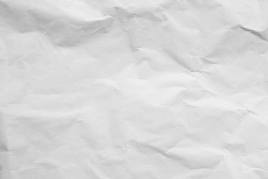 beyaz buruşmuş kağıt doku arkaplanı