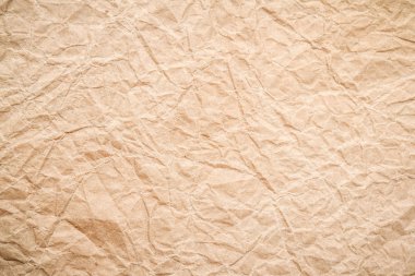 Kahverengi kırışıklık geri dönüşüm kağıdı arka planı