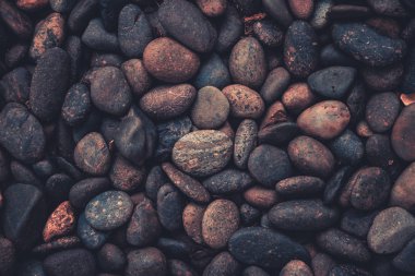 gri çakıl taş doku arka plan