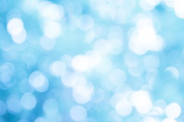 Mavi bokeh soyut arkaplan