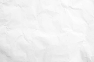 beyaz buruşmuş kağıt doku arkaplanı