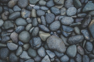 gri çakıl taş doku arka plan  