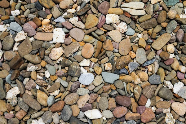 Brown Pebbles Stone Texture Background — Stock Photo, Image