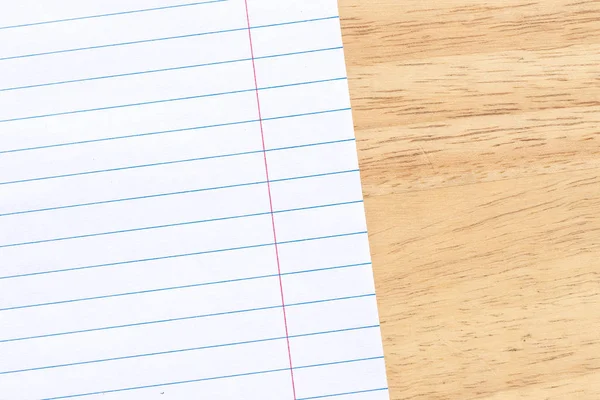 Notebook paper background letter