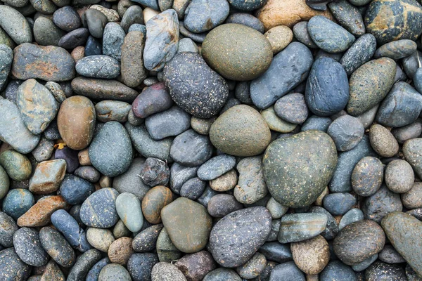 灰色鹅卵石石质背景 — 图库照片
