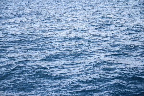 Adriatic Sea water background. Blue water abstract.