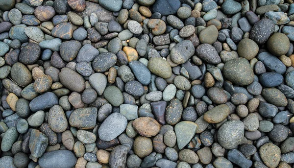 灰色鹅卵石石质背景 — 图库照片