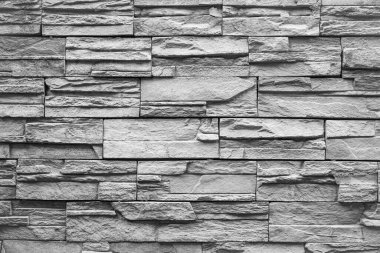 Gri kum tuğlası duvar veya taş duvar dokusu ve arkaplanı