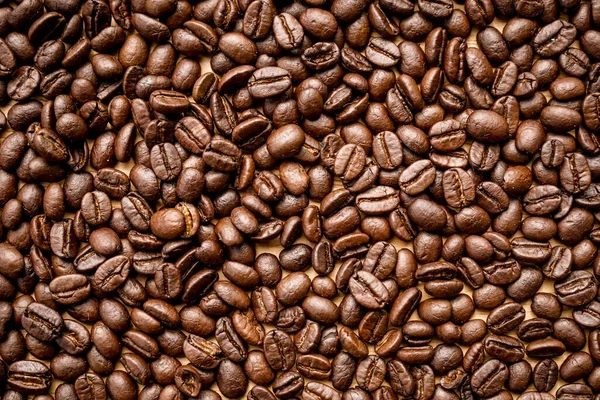 Pörkölt Kávébab Háttér Közeli — Stock Fotó