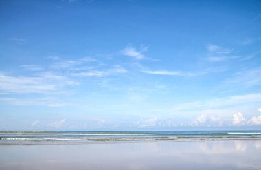 Güzel tropikal deniz manzarası