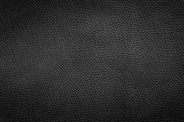 Texture Fond Cuir Noir — Photo