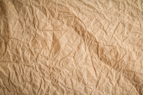 Brown Crumple Recycle Paper Background — Stock Photo, Image