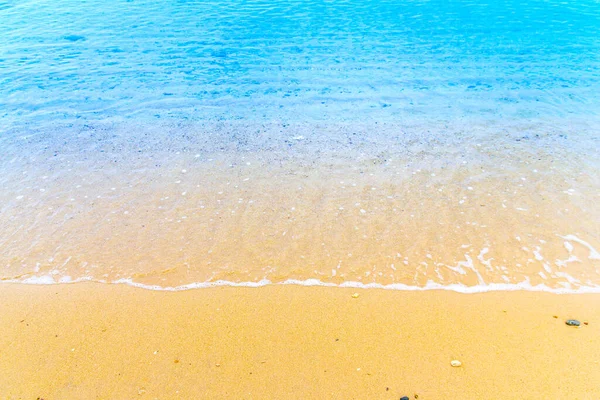 Океанские Волны Песчаном Пляже — стоковое фото