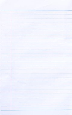 boş Not Defteri Sıralı Kağıt Arkaplanı