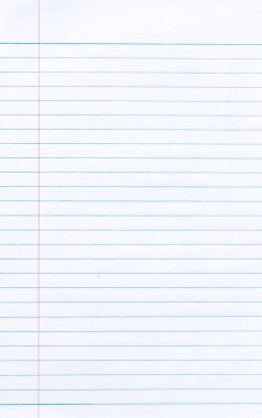 boş Not Defteri Sıralı Kağıt Arkaplanı