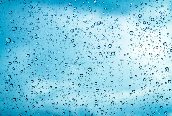 Krople Wody Szkło Krople Deszczu — Zdjęcie stockowe