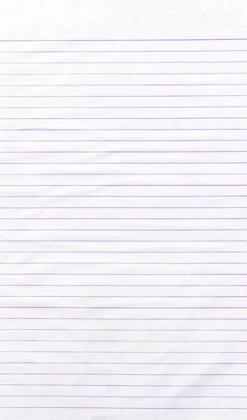 Empty Notebook Lined Paper Background — Stock Photo, Image