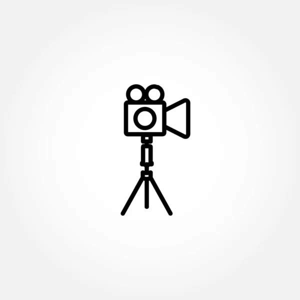 Camera Tripod Icon Tripod Icon — Stock Vector