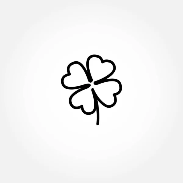 four leaf clover line icon. four leaf clover isolated line icon