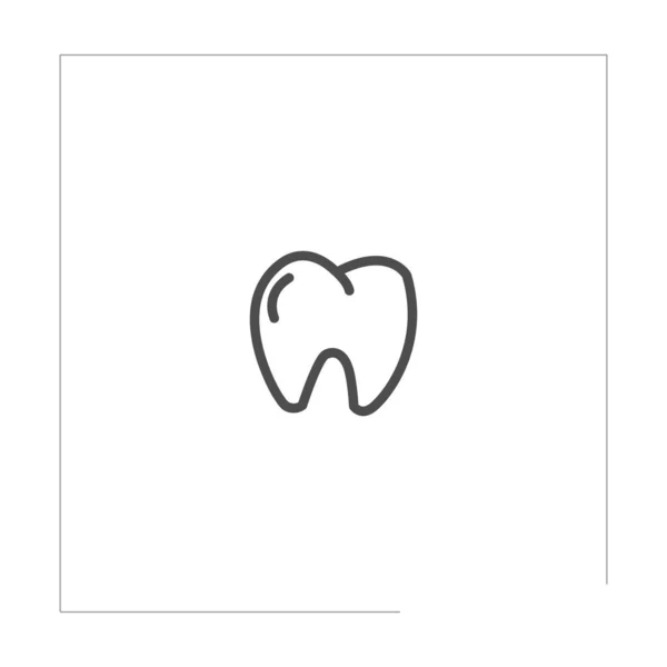 모바일을 Tooth 아이콘 — 스톡 벡터