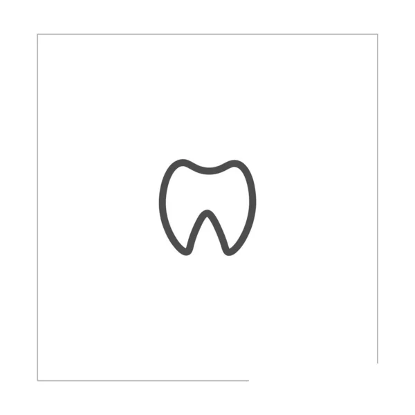 모바일을 Tooth 아이콘 — 스톡 벡터