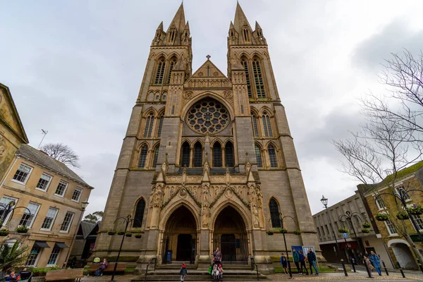 Vista Parte Delantera Catedral Truro Cornwall — Foto de Stock