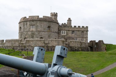 Falmouth.Cornwall.United Kingdom.February 21st 2020.View of Pendennis castle in Cornwall clipart