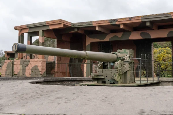 Falmouth Cornwall United Kingdom February 21St 2020 Cannons Second Worls — Stock Photo, Image